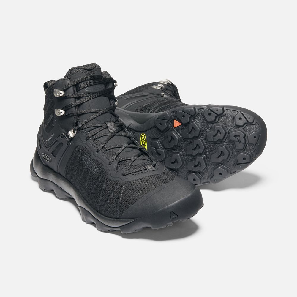 Keen Vandringskängor Herr Svarta - Venture Mid Waterproof - 659714POX